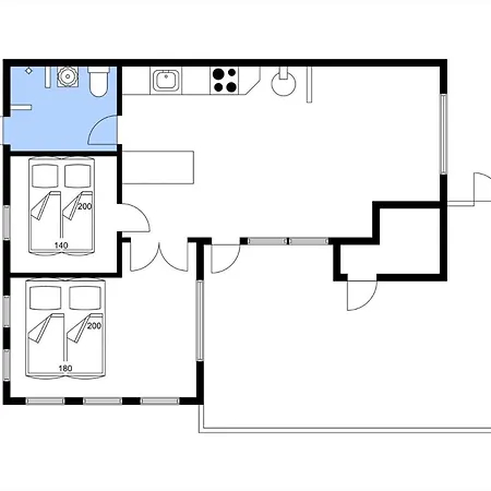 C11002-hemmet-kosigvaenget-98 Tatil Evi *
